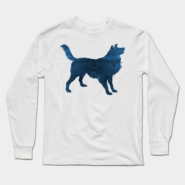 Border collie Long Sleeve T-Shirt by TheJollyMarten